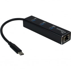 Inter Tech Gigabit Lan USB-C + 3 Ports USB 3
