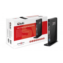 Club 3D SenseVision Dual Display Docking Station
