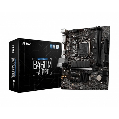 Msi b460m a pro какие процессоры поддерживает