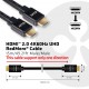 CLUB3D HDMI 2.0 4K60Hz RedMere cable 15m/49.2ft