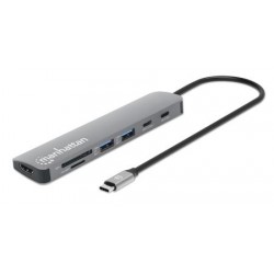 Manhattan USB-C PD 7-in-1 HDMI 4K Docking Station